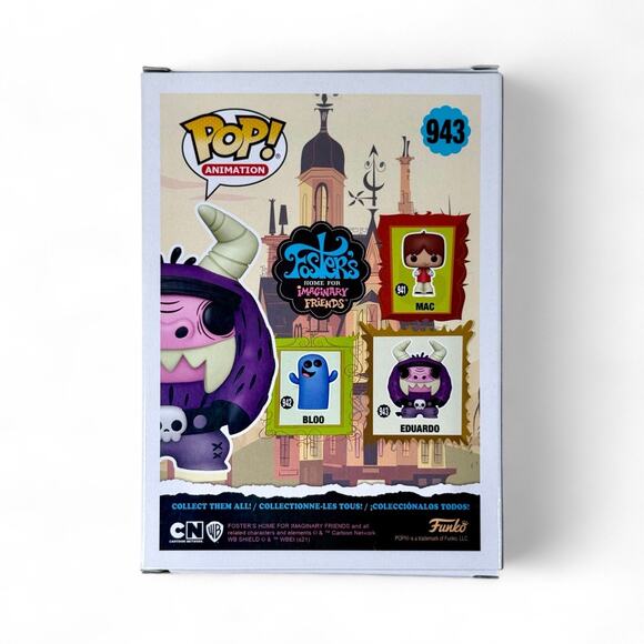 Funko Pop Unopened Eduardo 943 Flocked Foster's Home for Imaginary Friends - Picture 3 of 6